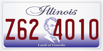 IL license plate Z624010