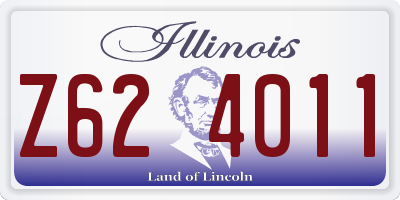 IL license plate Z624011