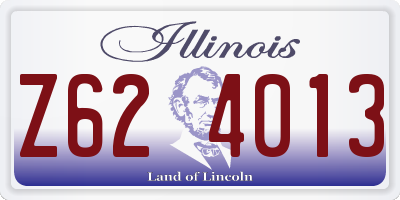 IL license plate Z624013