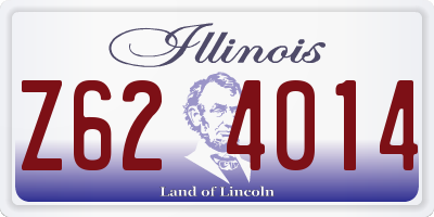 IL license plate Z624014