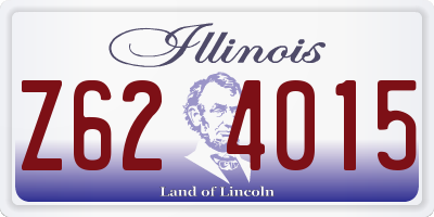IL license plate Z624015