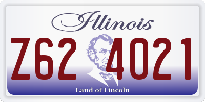 IL license plate Z624021