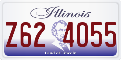 IL license plate Z624055