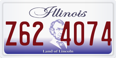 IL license plate Z624074