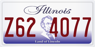 IL license plate Z624077