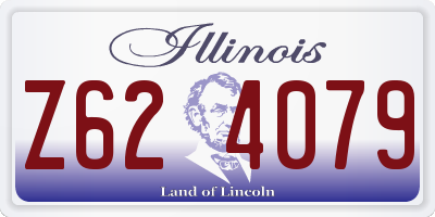 IL license plate Z624079
