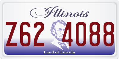 IL license plate Z624088