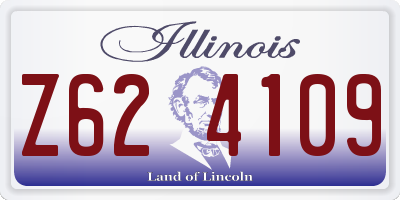 IL license plate Z624109
