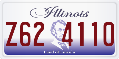 IL license plate Z624110