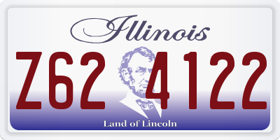 IL license plate Z624122