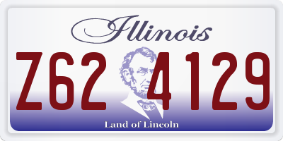 IL license plate Z624129