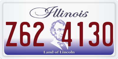 IL license plate Z624130