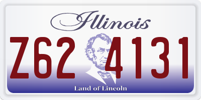 IL license plate Z624131