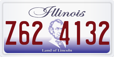 IL license plate Z624132
