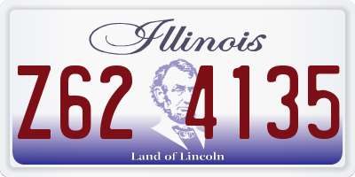 IL license plate Z624135