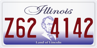 IL license plate Z624142