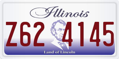 IL license plate Z624145