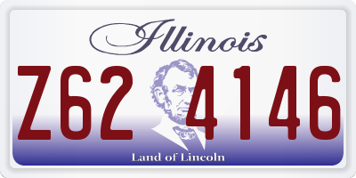 IL license plate Z624146