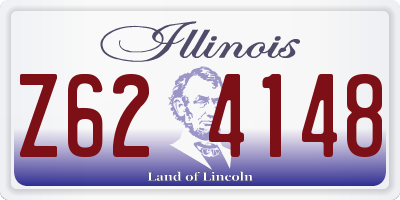 IL license plate Z624148