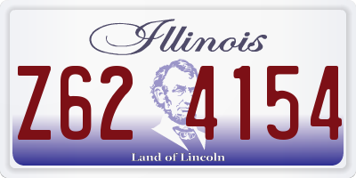 IL license plate Z624154