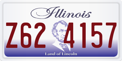 IL license plate Z624157