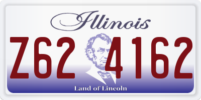 IL license plate Z624162