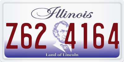 IL license plate Z624164