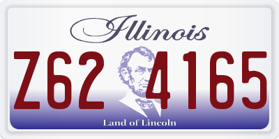 IL license plate Z624165
