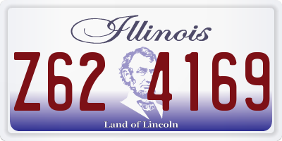 IL license plate Z624169
