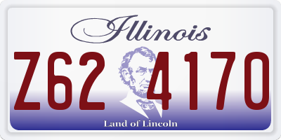IL license plate Z624170