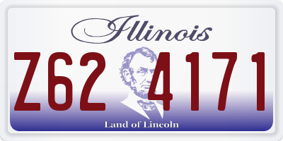 IL license plate Z624171