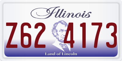IL license plate Z624173