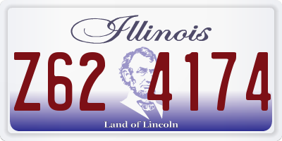 IL license plate Z624174