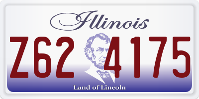 IL license plate Z624175