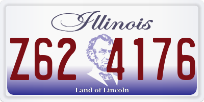 IL license plate Z624176