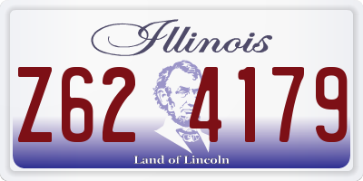 IL license plate Z624179