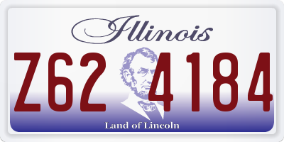 IL license plate Z624184