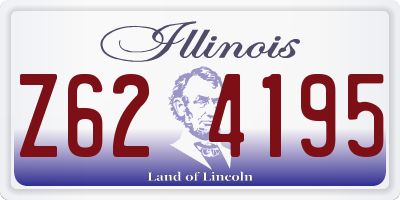 IL license plate Z624195