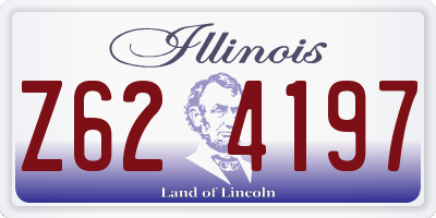 IL license plate Z624197