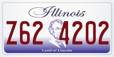 IL license plate Z624202