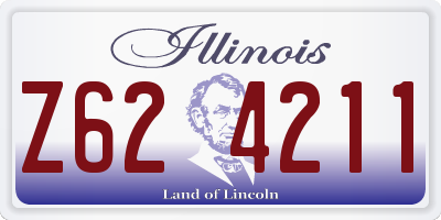 IL license plate Z624211