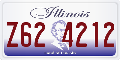 IL license plate Z624212
