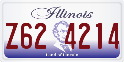 IL license plate Z624214