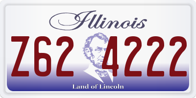 IL license plate Z624222