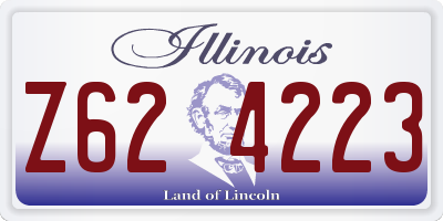 IL license plate Z624223