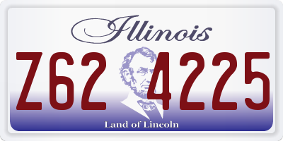 IL license plate Z624225
