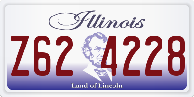 IL license plate Z624228