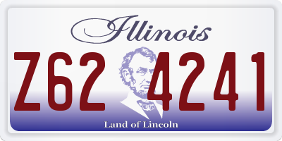 IL license plate Z624241