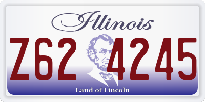 IL license plate Z624245