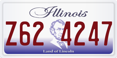 IL license plate Z624247